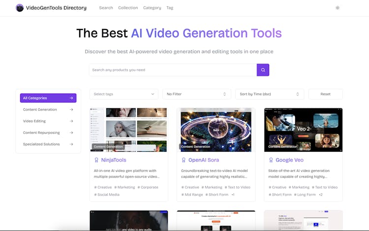 VideoGenTools Directory